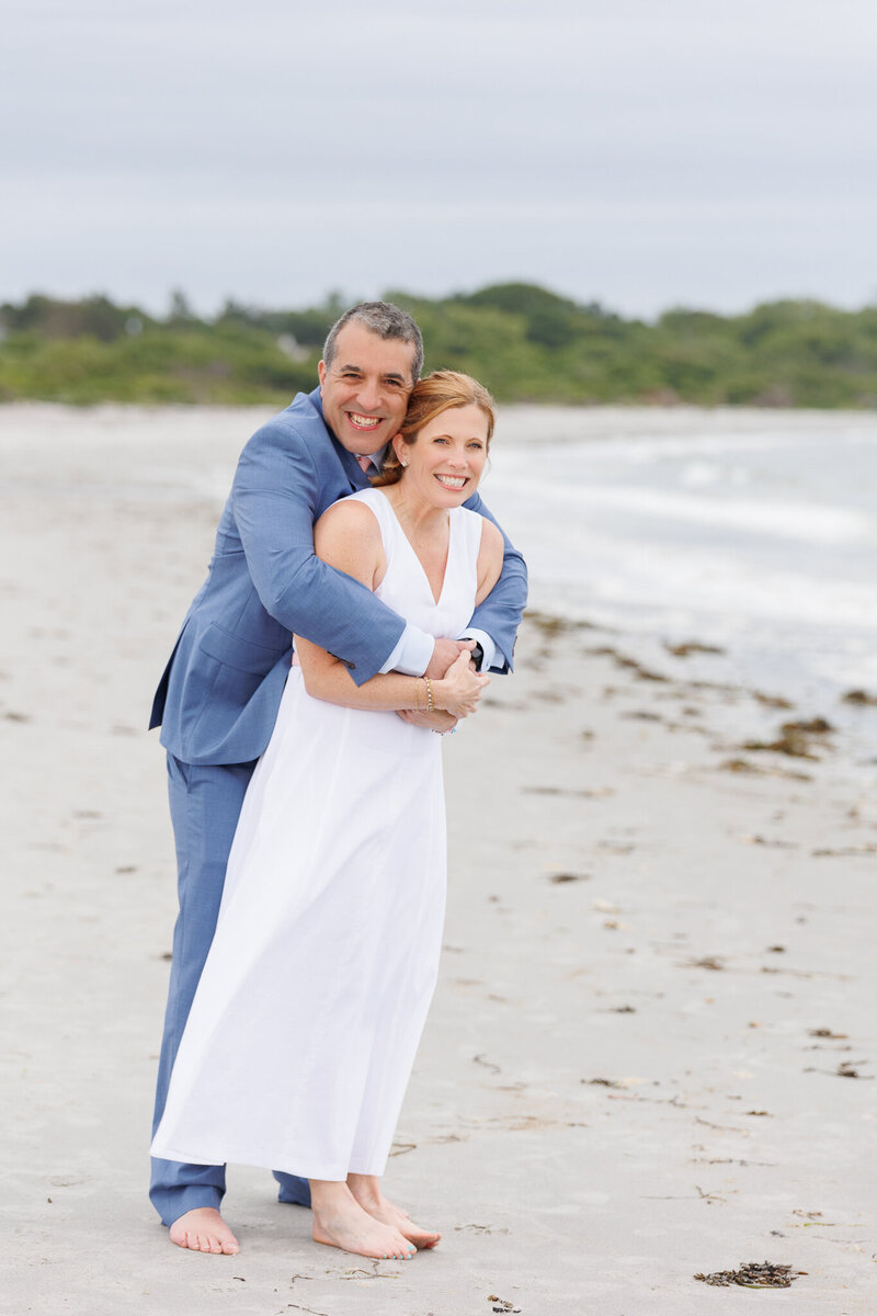 Maine coastal wedding couple — Studio44 North